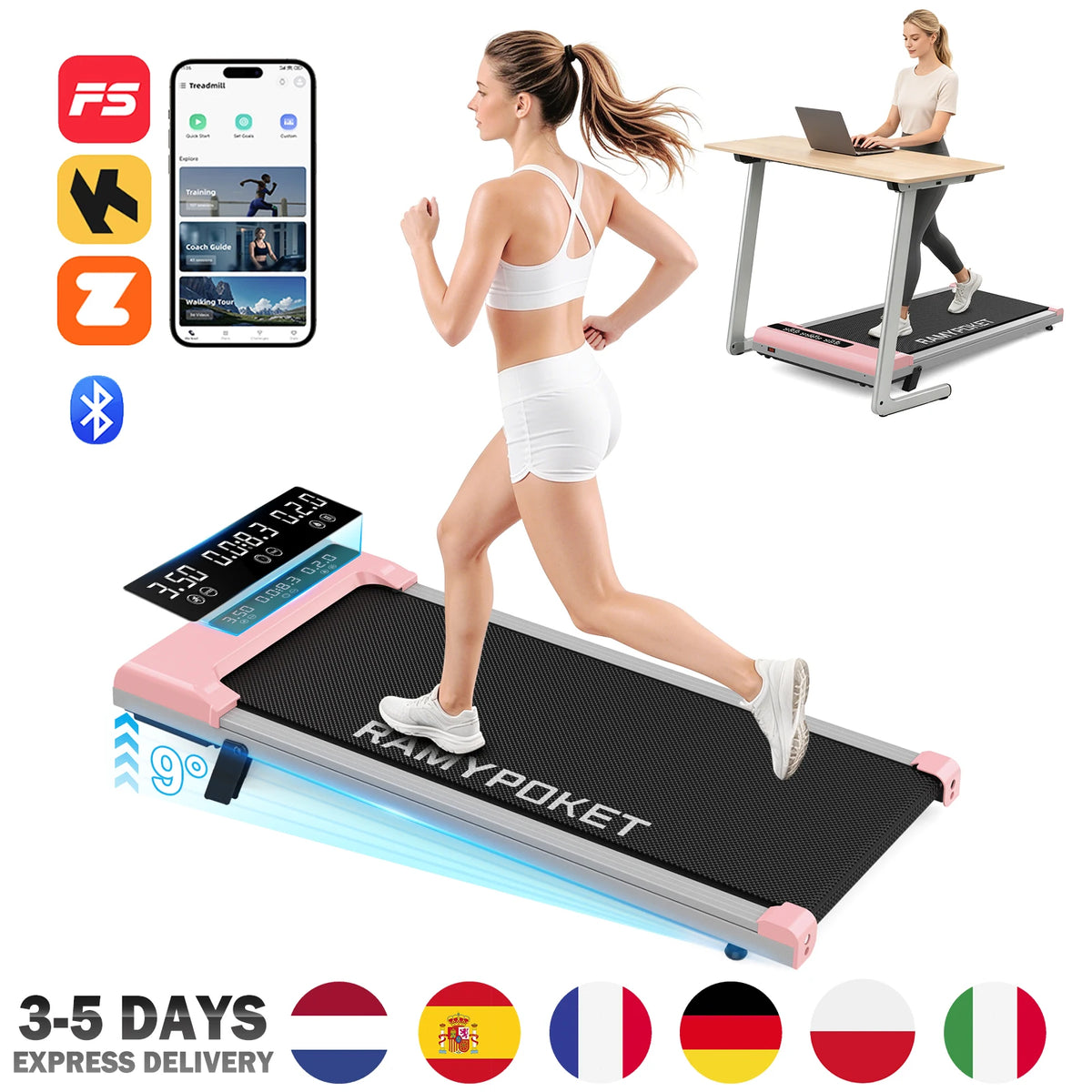 Tapis de marche pliable Stride Slim 9