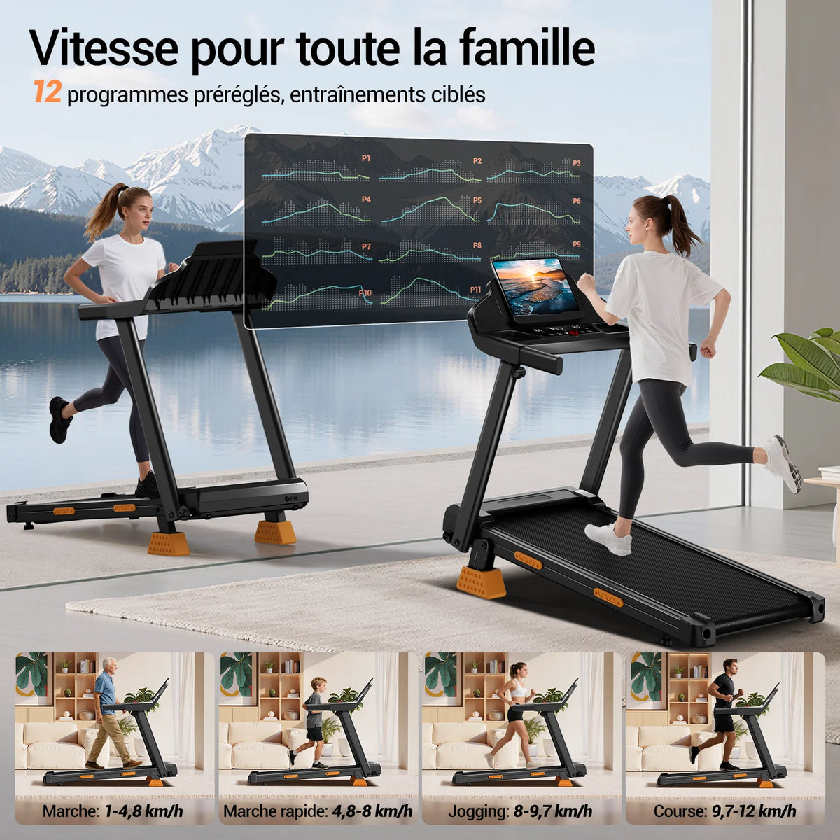 Tapis de course pliable Stride Pro 300
