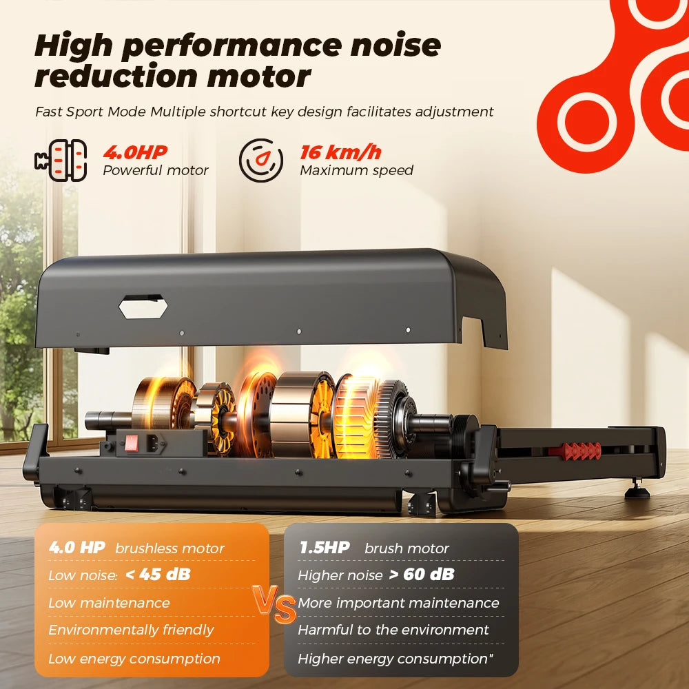 Tapis de course pliable connecté Stride Connect 16